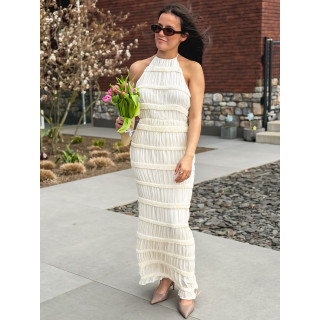 Robe longue Kelly - Crème