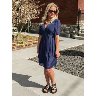 Robe courte Moïse - Bleu marine