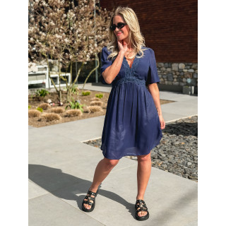 Robe courte Moïse - Bleu marine