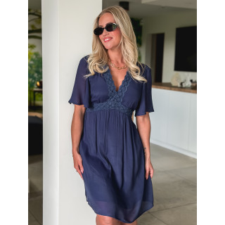 Robe courte Moïse - Bleu marine