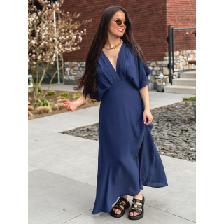 Robe longue Mayte - Bleu marine