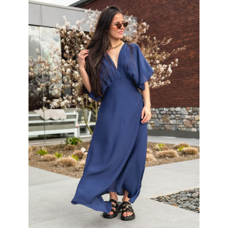 Robe longue Mayte - Bleu marine