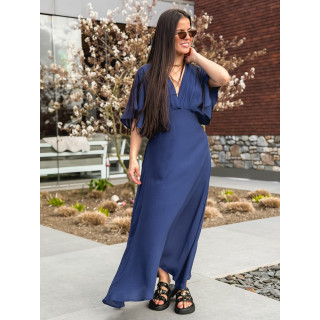 Robe longue Mayte - Bleu marine