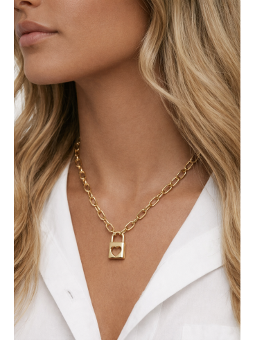 Collier Locker - Doré
