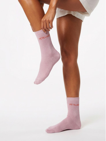 Chaussettes "Petillante" - Rose/Orange