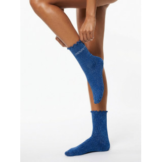 Chaussettes "Choupette" - Bleu électrique