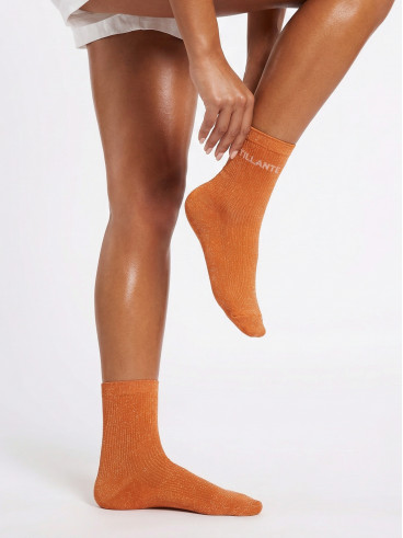 Chaussettes "Petillante" - Orange