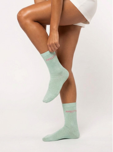 Chaussettes "Pipelette" - Menthe