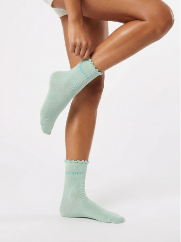 Chaussettes "Cocotte" - Vert