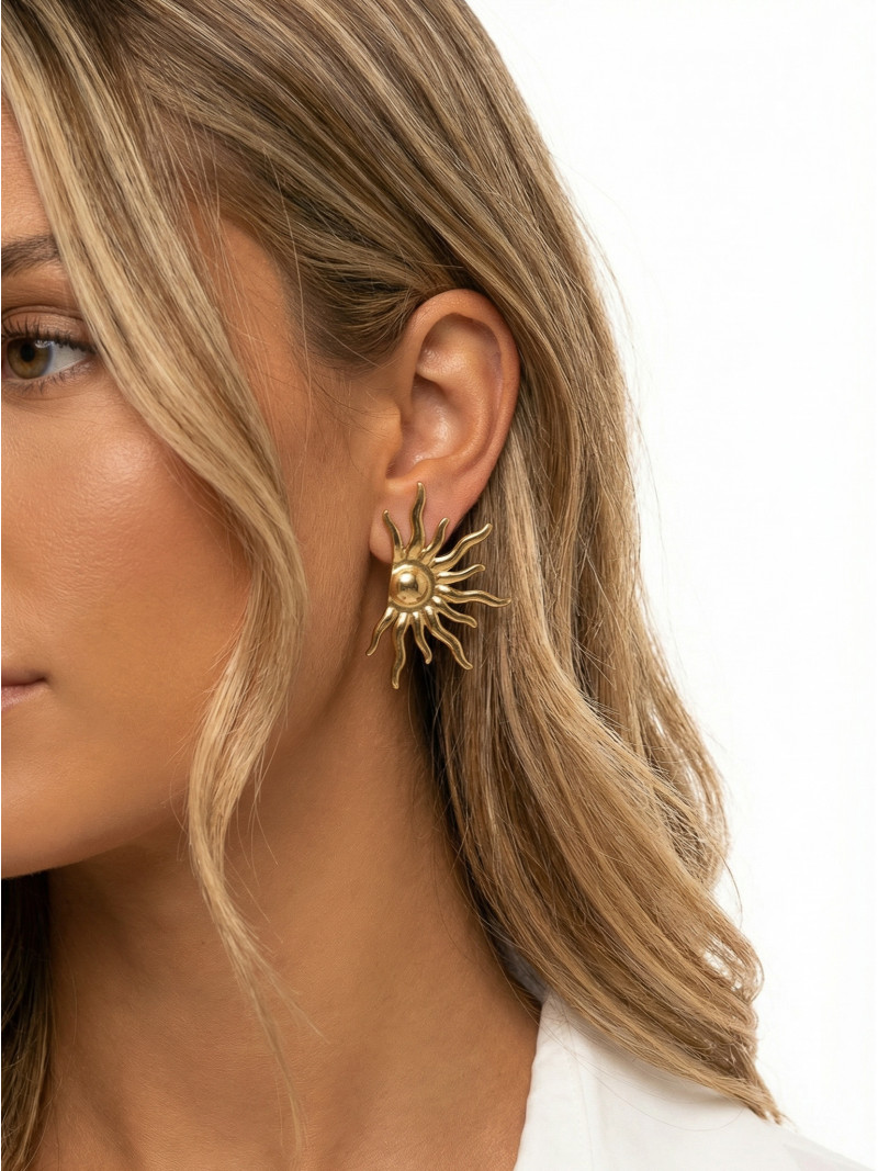 Boucles d'oreilles Félicie - Doré