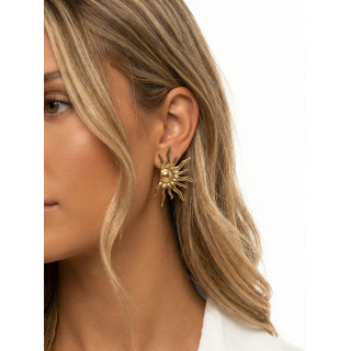 Boucles d'oreilles Félicie - Doré