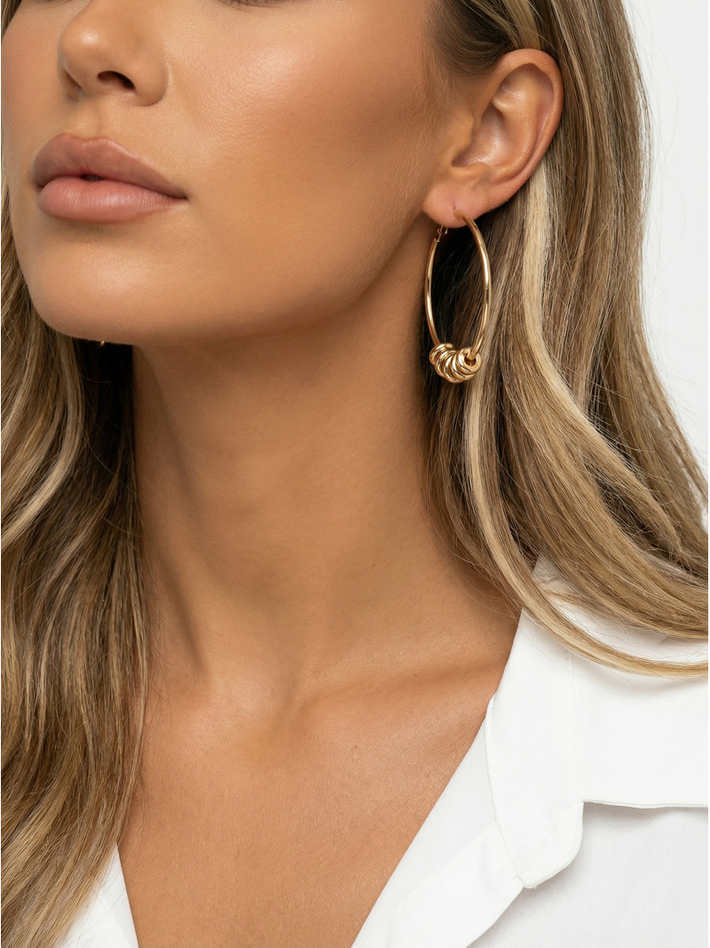 Boucles d'oreilles Ethel - Doré