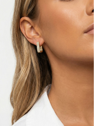 Boucles d'oreille Klélya - Doré