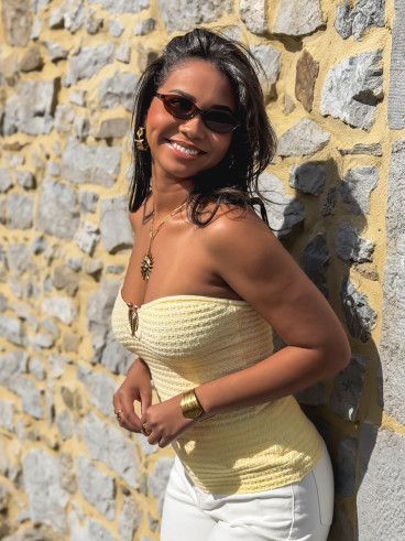 Bustier Layana - Jaune