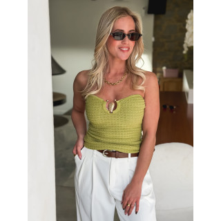 Bustier Layana - Vert olive