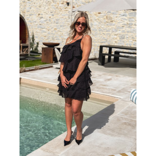 Robe courte Solana - Noir