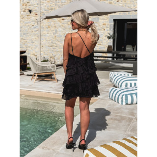 Robe courte Solana - Noir