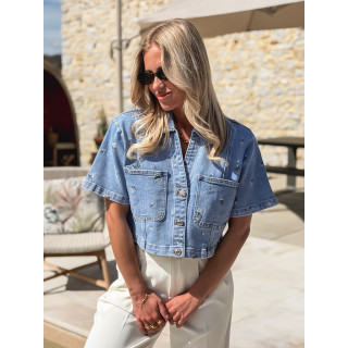 Chemise en jeans Lamina - Bleu