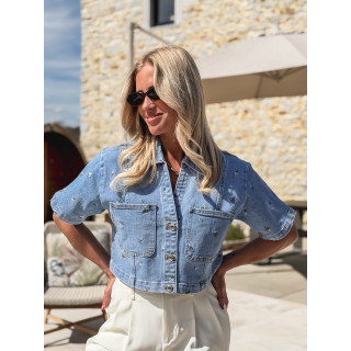 Chemise en jeans Lamina - Bleu