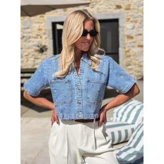 Chemise en jeans Lamina - Bleu