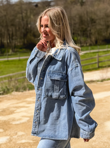 Veste en jeans Galia - Bleu jeans
