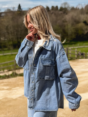 Veste en jeans Galia - Bleu jeans