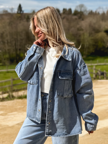 Veste en jeans Galia - Bleu jeans