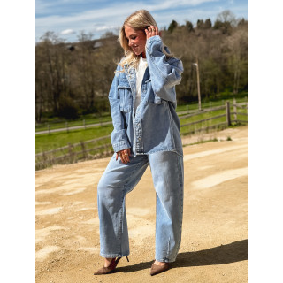 Veste en jeans Galia - Bleu jeans