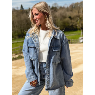 Veste en jeans Galia - Bleu jeans