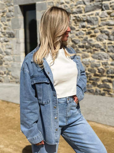 Veste en jeans Galia - Bleu jeans