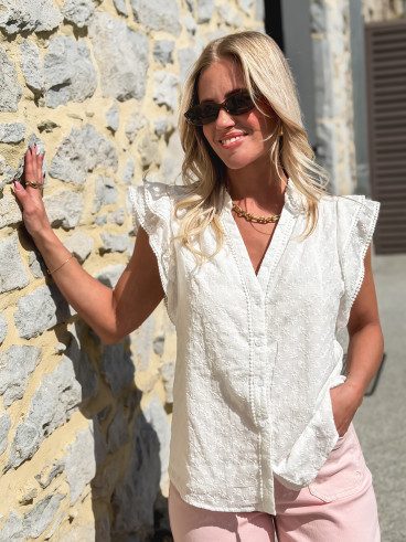 Blouse Capucine - Blanc