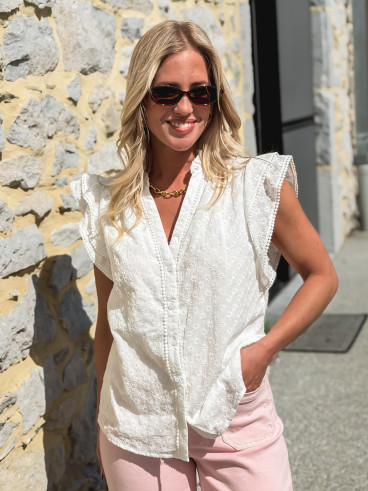 Blouse Capucine - Blanc