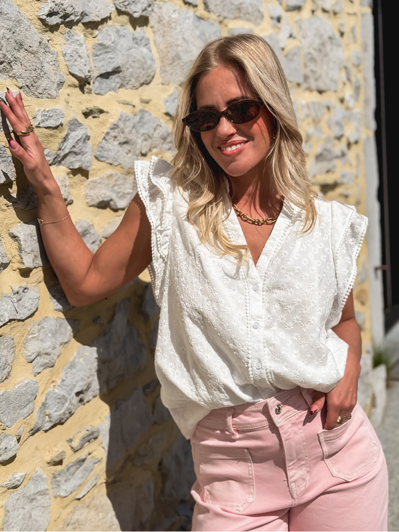 Blouse Capucine - Blanc