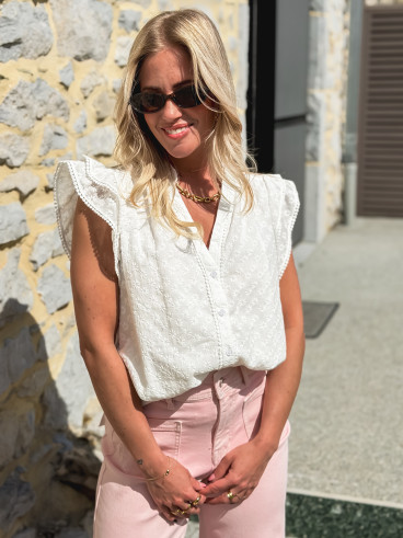 Blouse Capucine - Blanc
