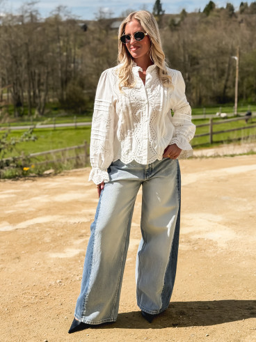 Chemisier Liliane - Blanc