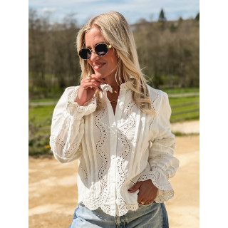 Chemisier Liliane - Blanc