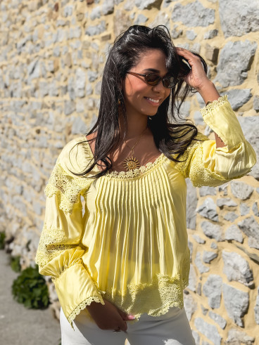 Blouse Coline - Jaune