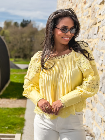 Blouse Coline - Jaune
