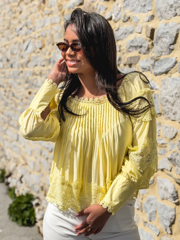 Blouse Coline - Jaune