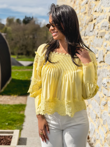 Blouse Coline - Jaune
