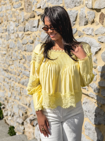 Blouse Coline - Jaune