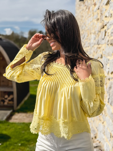 Blouse Coline - Jaune