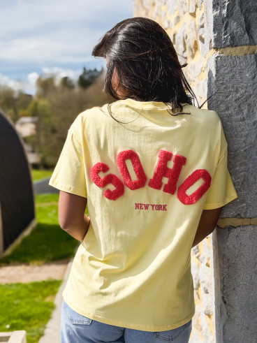 T-shirt "Soho" - Jaune