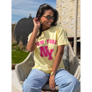 T-shirt "New York" - Jaune