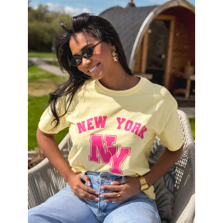 T-shirt "New York" - Jaune