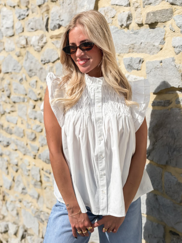 Blouse Calie - Blanc