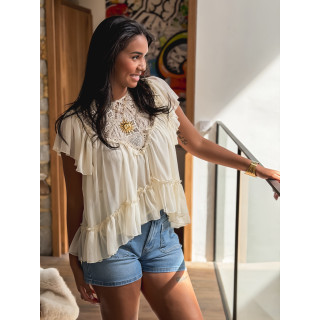 Blouse Teyssa - Beige