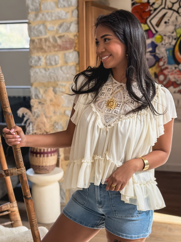 Blouse Teyssa - Beige