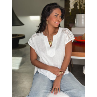 Blouse Cléo - Blanc