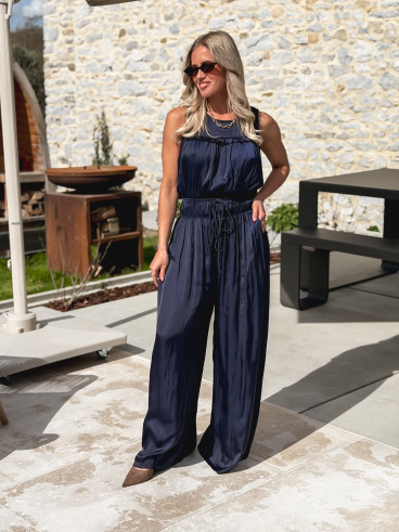 Combinaison pantalon Naïra - Bleu marine